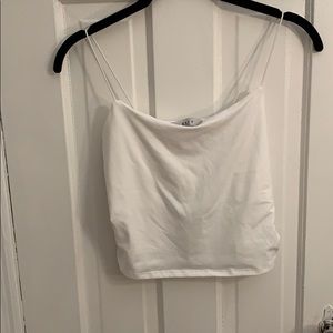 🌸2/$10 Basic White Crop Tank Top